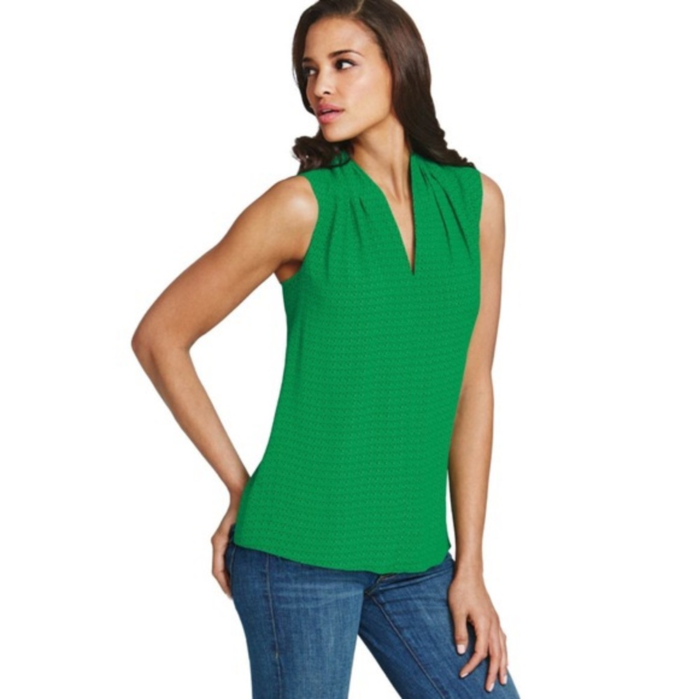 Cabi Printed Business Blouse